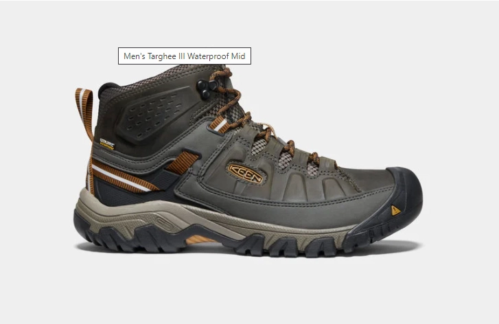 Buy Hiking Shoes India Men's Targhee III Waterproof Mid  BO/ BCB I Keen