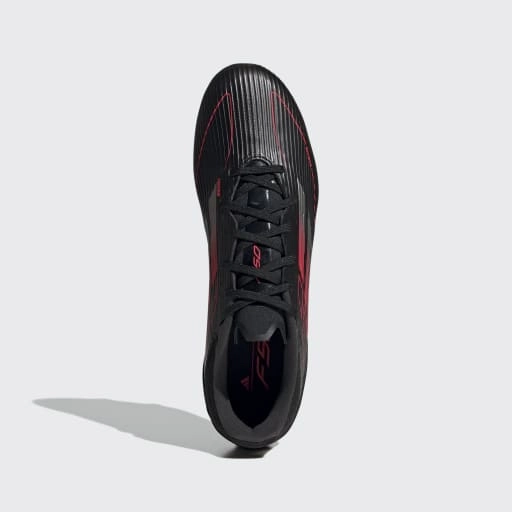 F50 LEAGUE FIRM/MULTI-GROUND BOOTS - Core Black / Iron Metallic / Lucid Red Adidas Court 24 Shoes