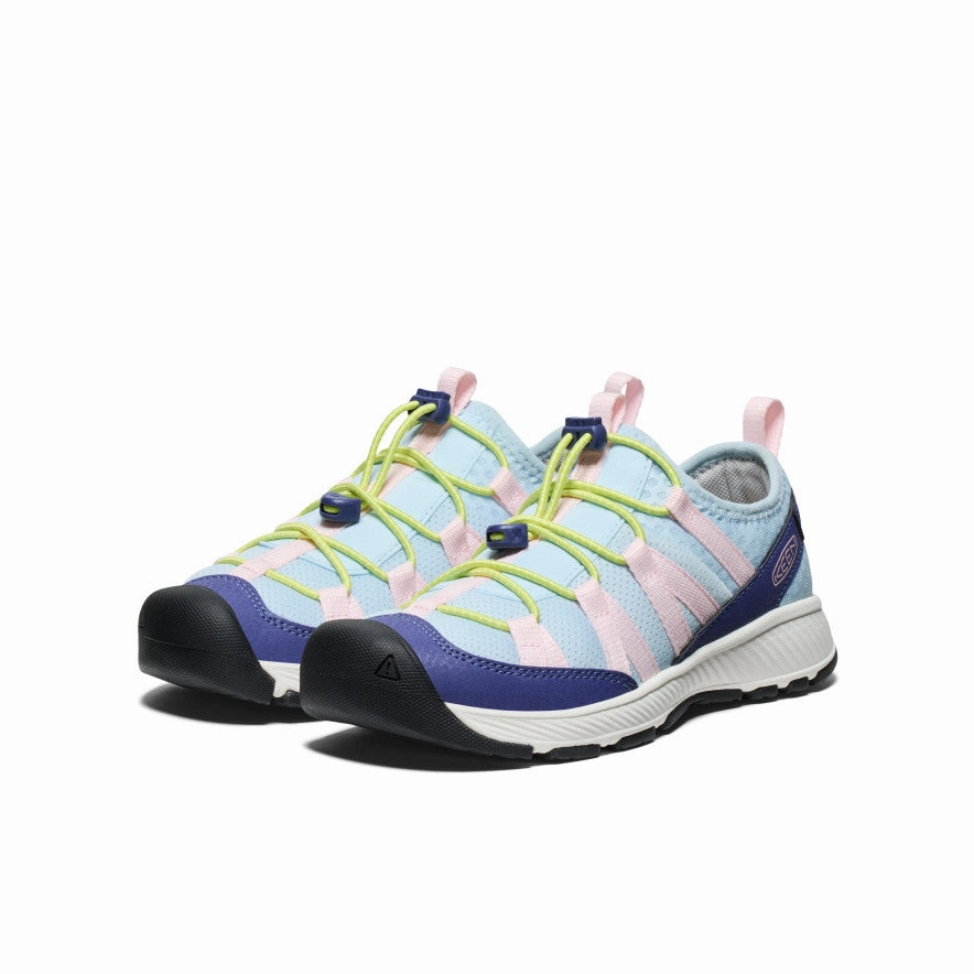 Running Shoe Waterproof Spray Little Kids' Motozoa Sneaker  |  Skipper Blue/Giggle Pink