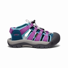 Little Kids' Newport Boundless Sandal  |  Legion Blue/Willowherb Waterproof Flats Shoes