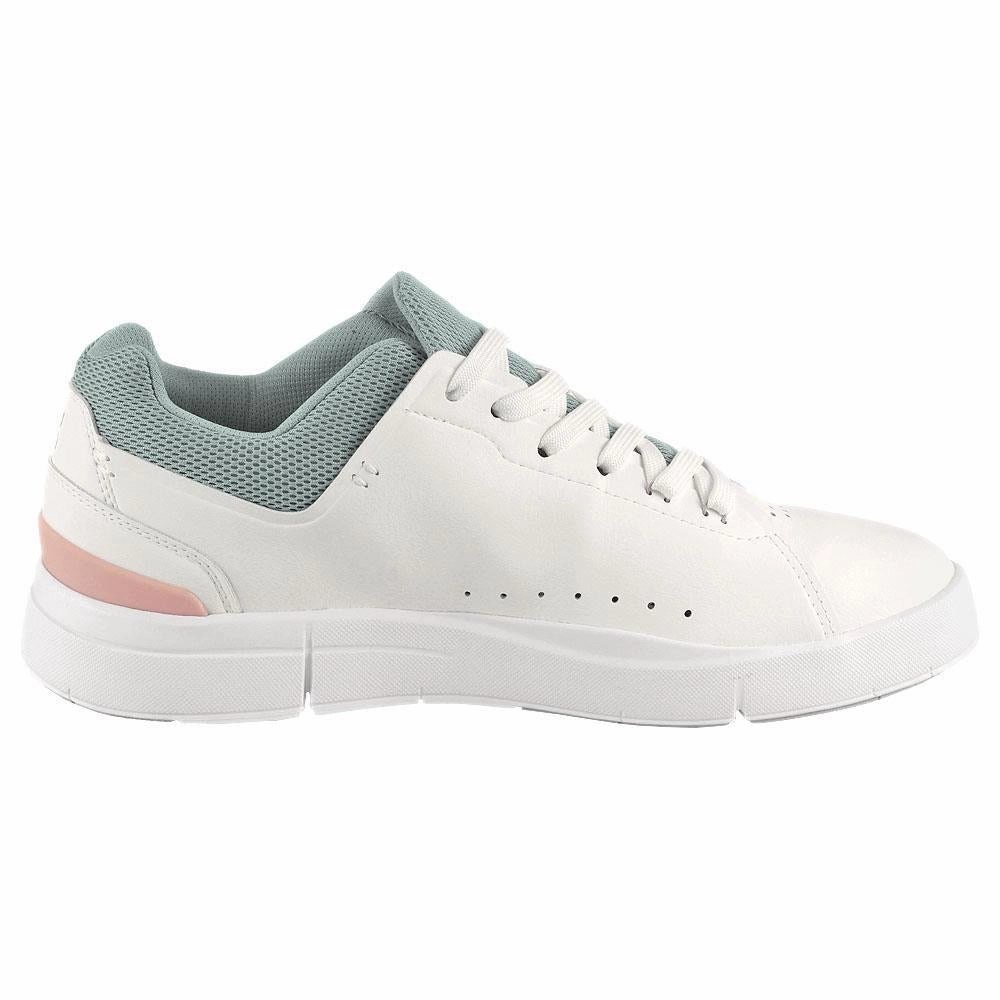 On Women's THE ROGER Advantage - White/Rosehip Tennis Player Shoes
