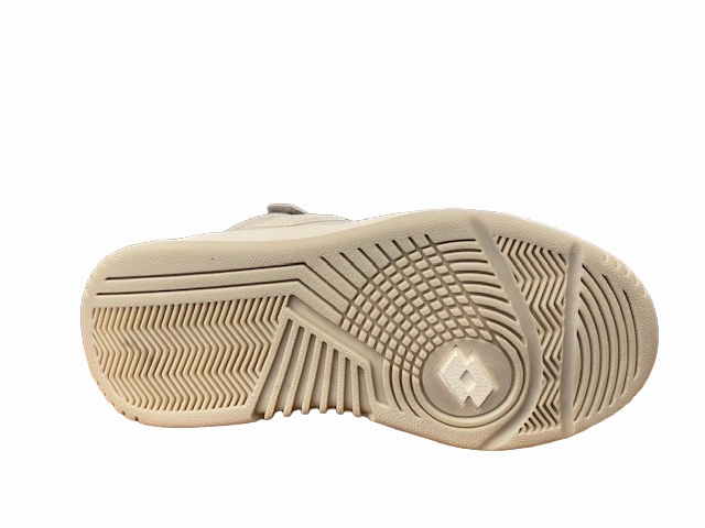 Lotto sneakers alta da bambina con zip e laccio elastico Roket AMF III Mid Metal 218172 9F2 mushroom gray-white-silver Best Sneakers For Teachers