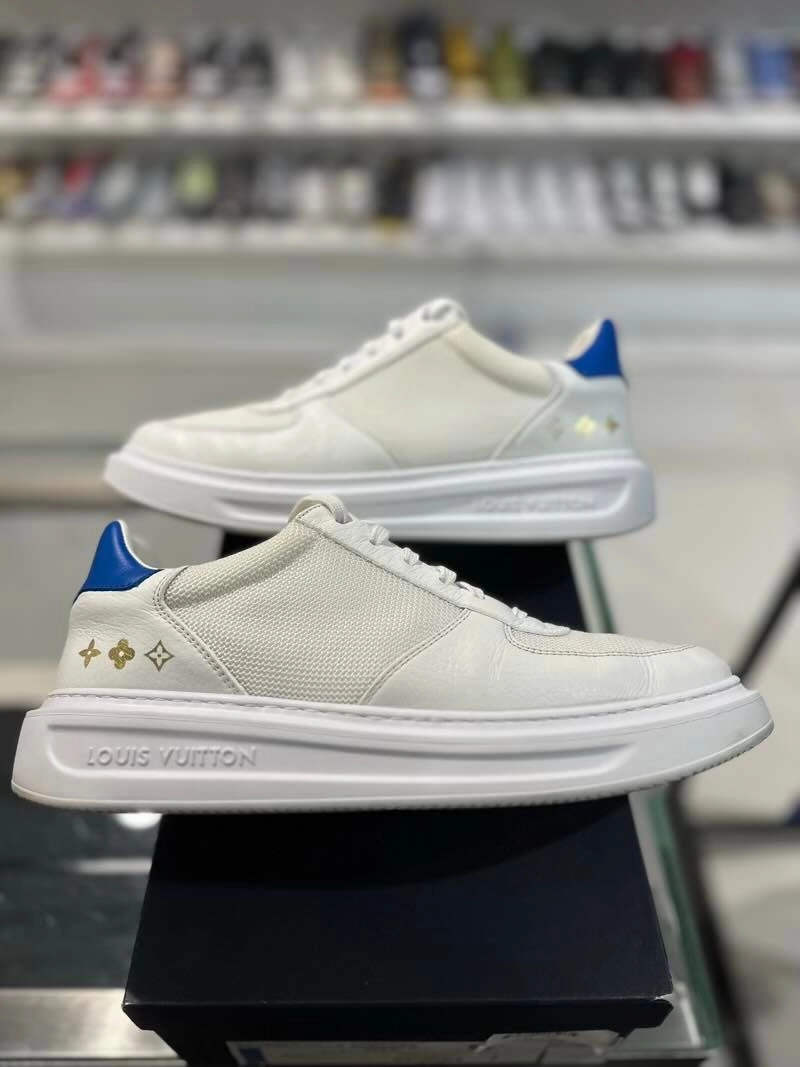 Hoka Athletics Sneakers Louis Vuitton Beverly Hills White Blue - Pre-Owned Size 8.5