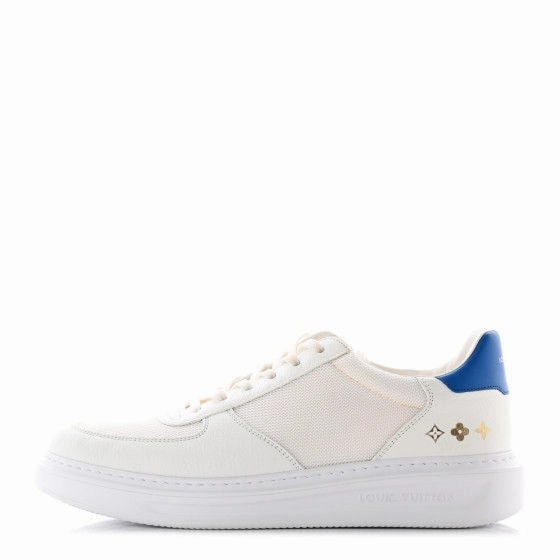 Plush Sneakers Louis Vuitton Beverly Hills White Blue - Pre-Owned Size 8.5