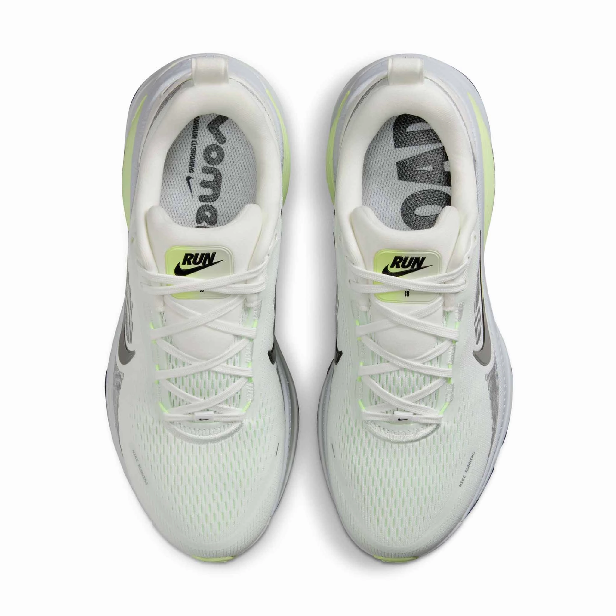 Shoe Size Chart Nike Nike | Women's Vomero 18 Road Running Shoes - Summit White/Black-Barely Volt