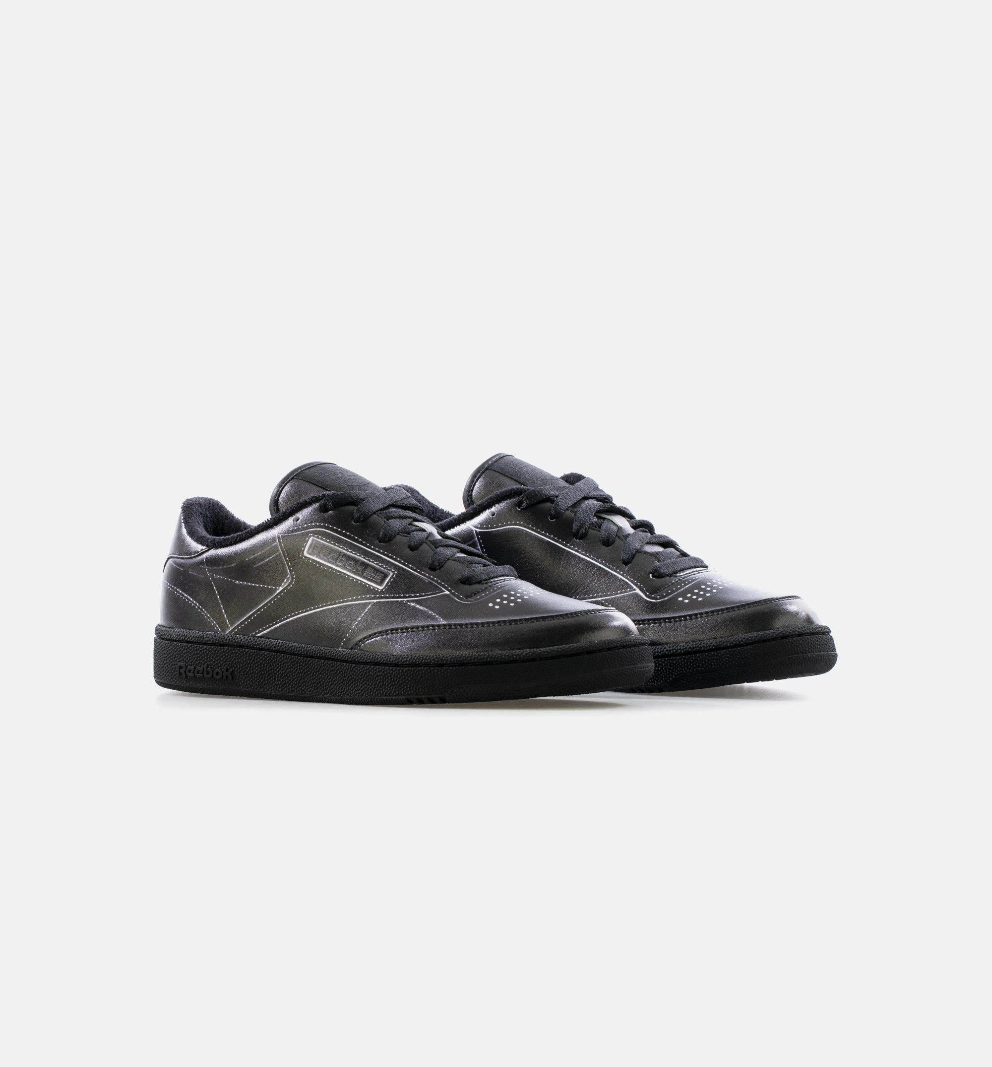 Maison Margiela Club C Mens Lifestyle Shoe - Black New Balance Hard Court Tennis Shoe