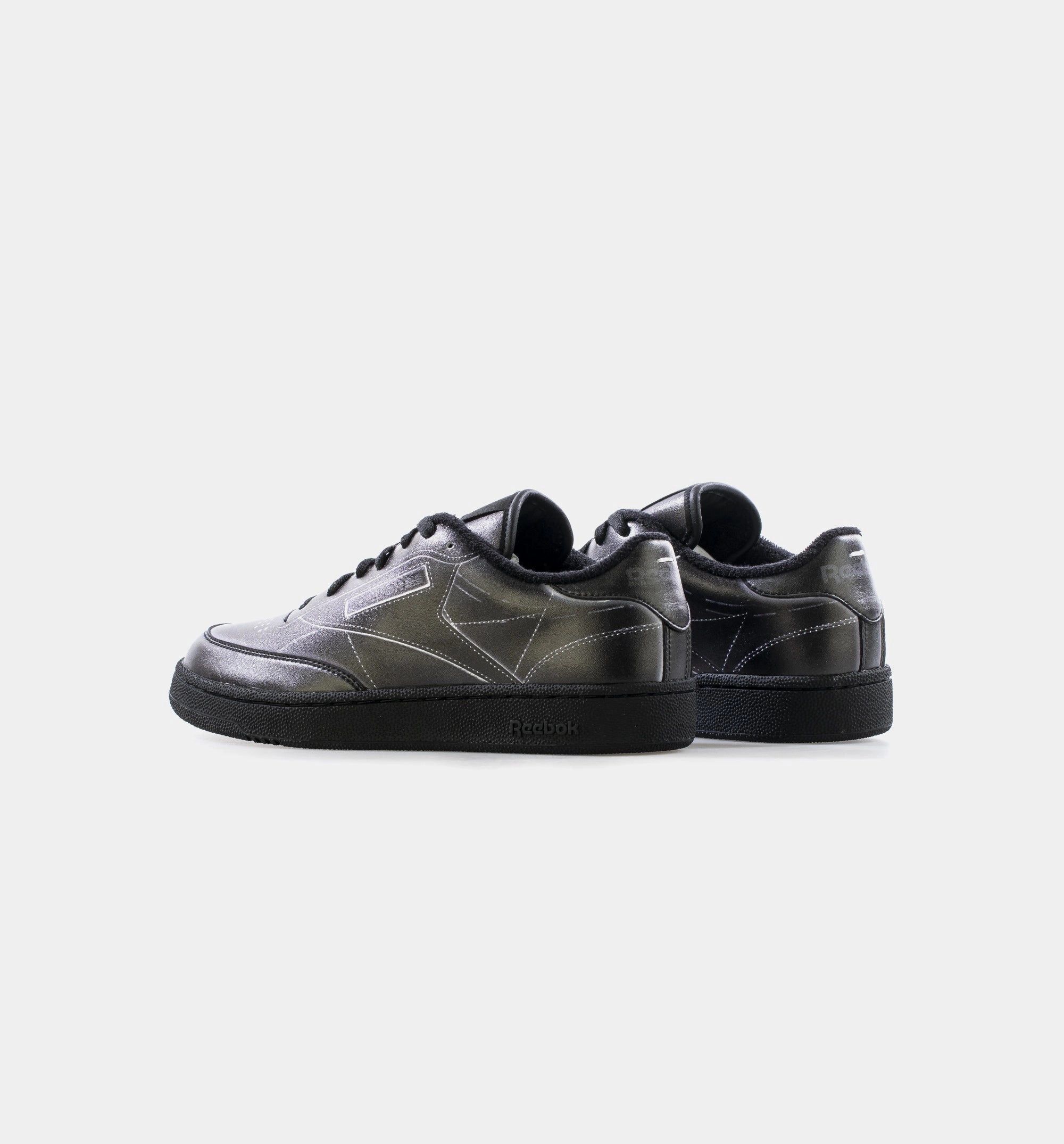 Tennis Clay Shoes Maison Margiela Club C Mens Lifestyle Shoe - Black
