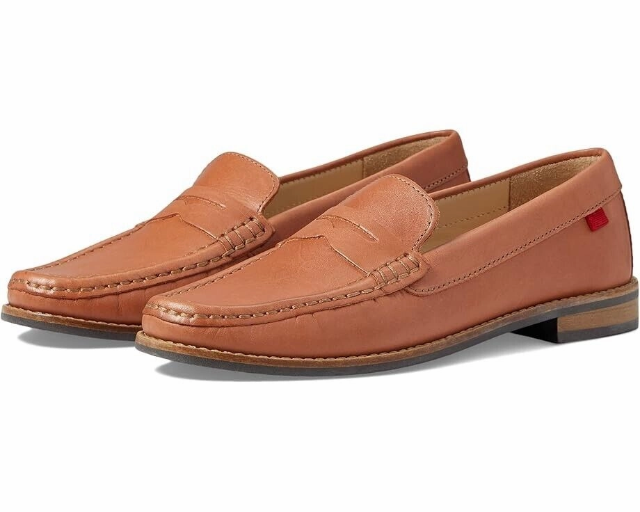 Marc Joseph New York East Village Penny Loafer Kids 13 Saddle Napa Shoes KHD991 Waterproof Composite Toe Work Shoes