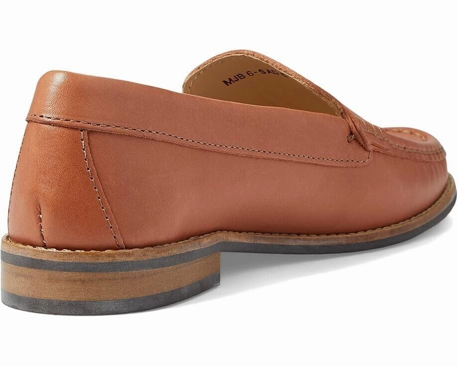 Marc Joseph New York East Village Penny Loafer Kids 13 Saddle Napa Shoes KHD991 Microfiber Waterproof