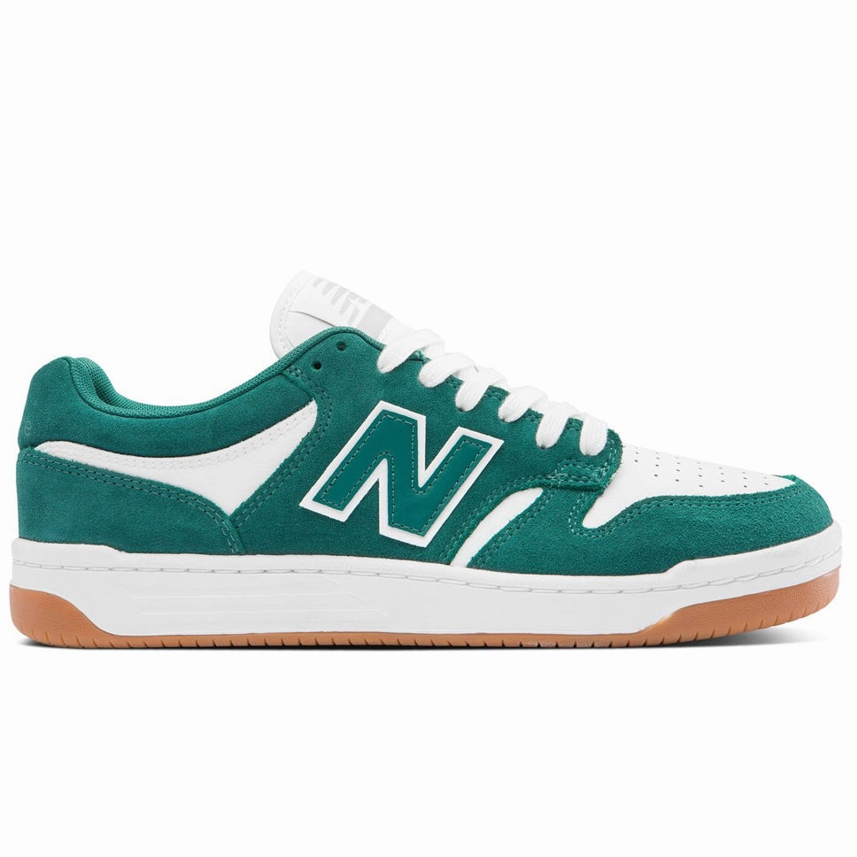Judah Basketball Shoes New Balance Numeric 480 Vintage Teal White Shoes