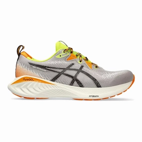 Asics Game Ff Tennis Shoes Men's Asics Gel-Cumulus 25 TR, Nature Bathing/Neon Lime, 10.5 D Medium