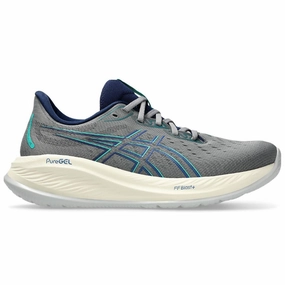 Asics 4e Shoes Men's Asics Gel-Cumulus 26, Clay Grey/Illusion Blue, 11 D Medium