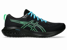 Men's Asics Gel-Excite 10, Black/New Leaf, 11 D Medium Asics Shoes For Plantar Fasciitis