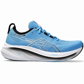 Otsutsuki Tiger Shoes Asics Men's Asics Gel-Nimbus 26, Waterscape/Black, 10 D Medium