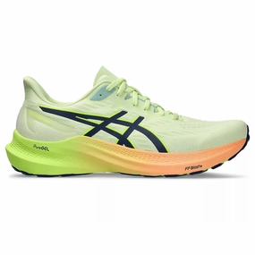 Men's Asics GT-2000 12, Cool Matcha/Blue Expanse, 9 D Medium Asics Shoes For Half Marathon