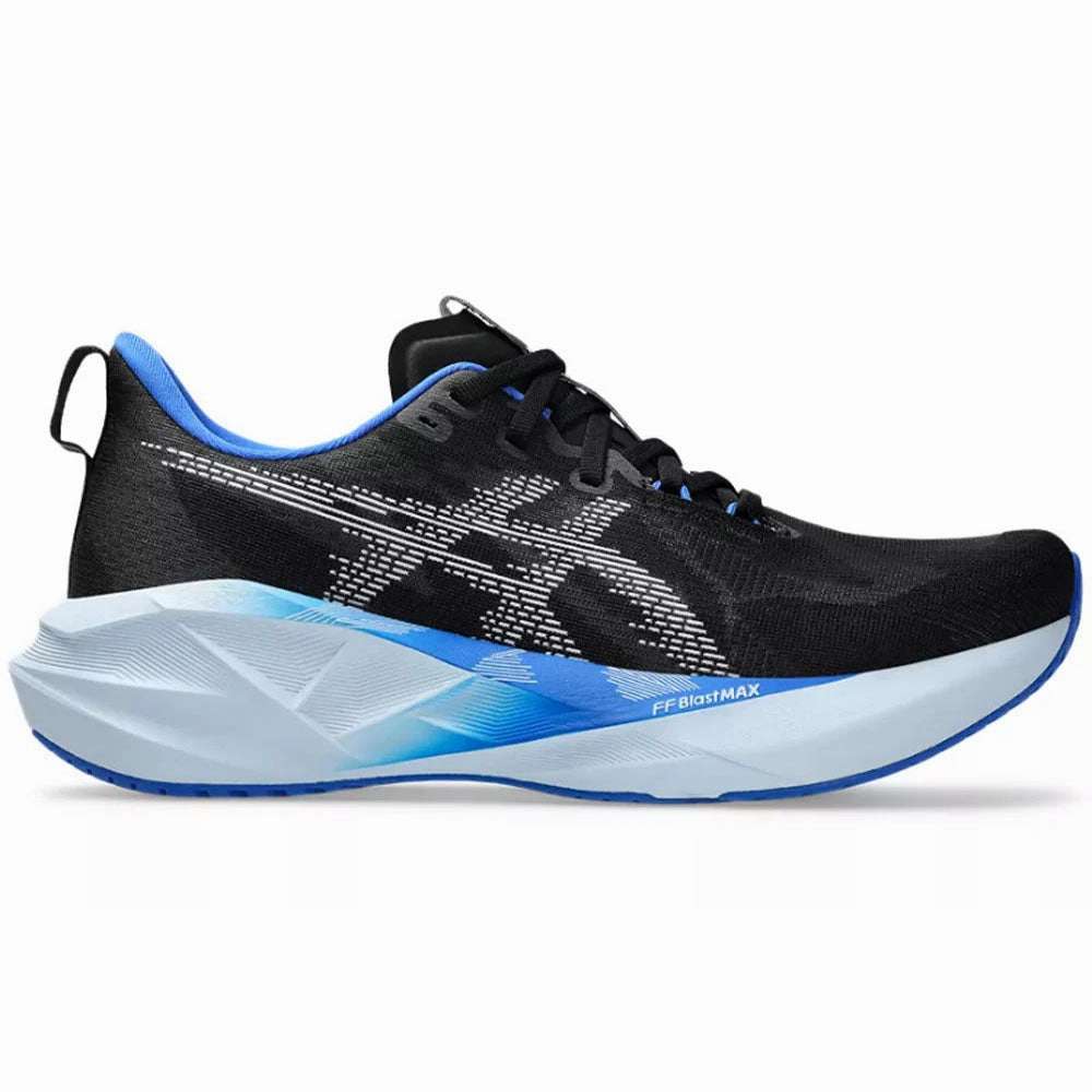 Men's Asics Novablast 5, Black/White, 7 D Medium Asics Nurse Shoes