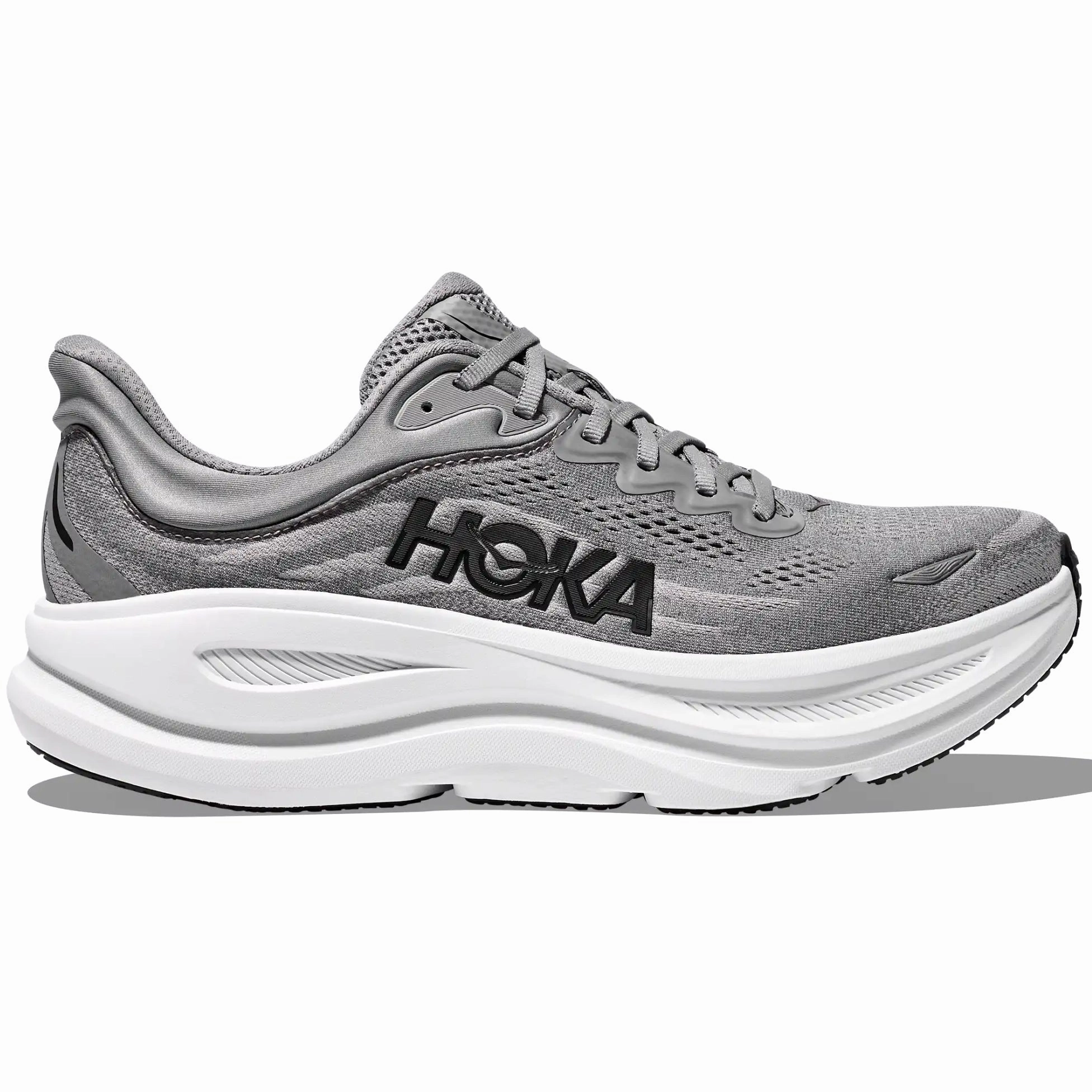 Men's Bondi 9 Running Shoes Galactic Grey / Stellar Grey Gdefy Shoes Vs