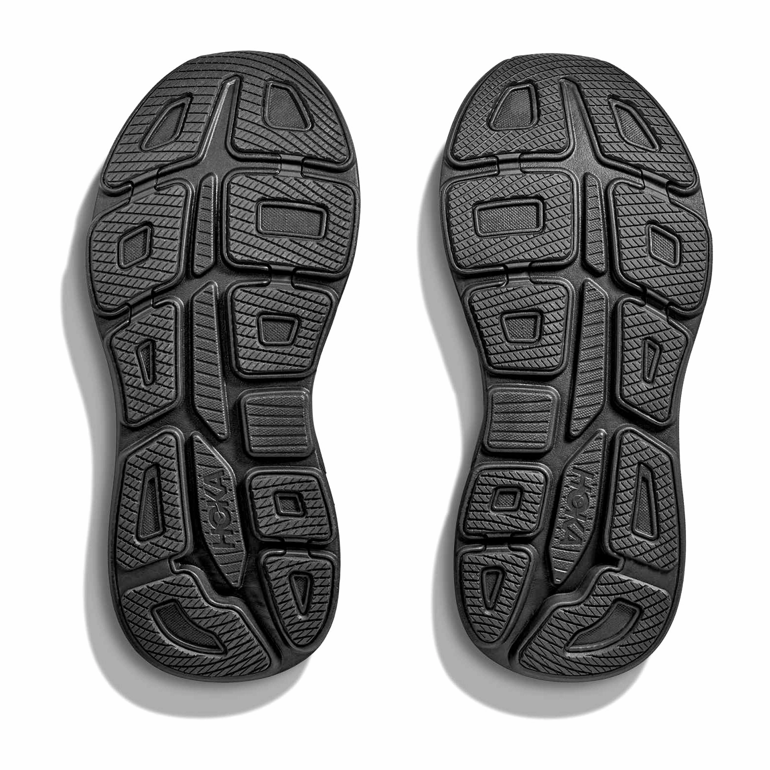 Shoes For Knee Problems Men's Bondi 9 Wide Fit Running Shoes Black / Black