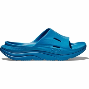Men's Hoka Ora Recovery Slide 3, Diva Blue/Diva Blue, 9 D Medium Best Shoes For Hyrox