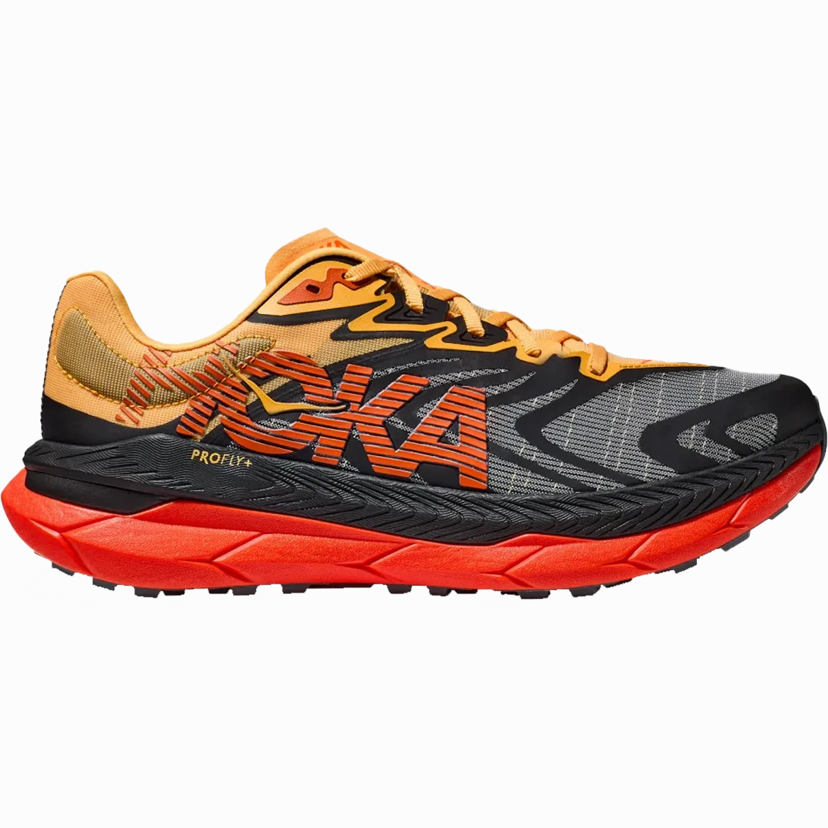 Height Increase Men's Hoka Tecton X 2, Black/Flame, 8.5 D Medium