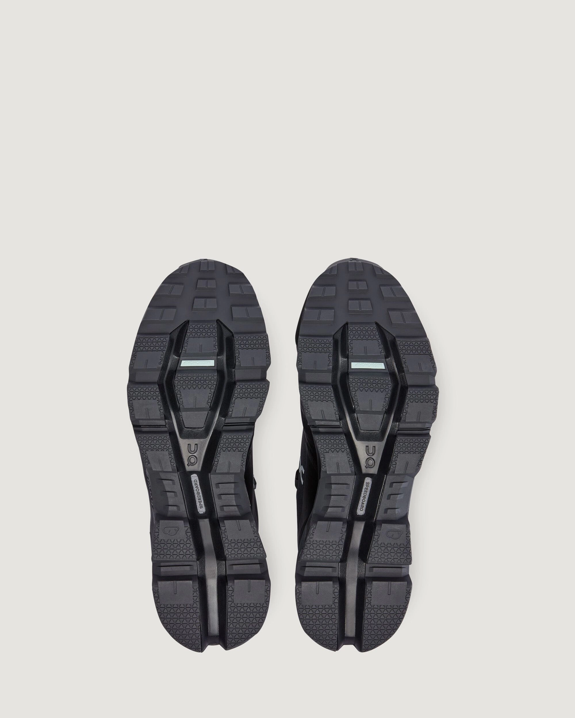 Climbing Non-slip Grip Men's On Cloudwander Waterproof Hiking Shoes - Black/Eclipse