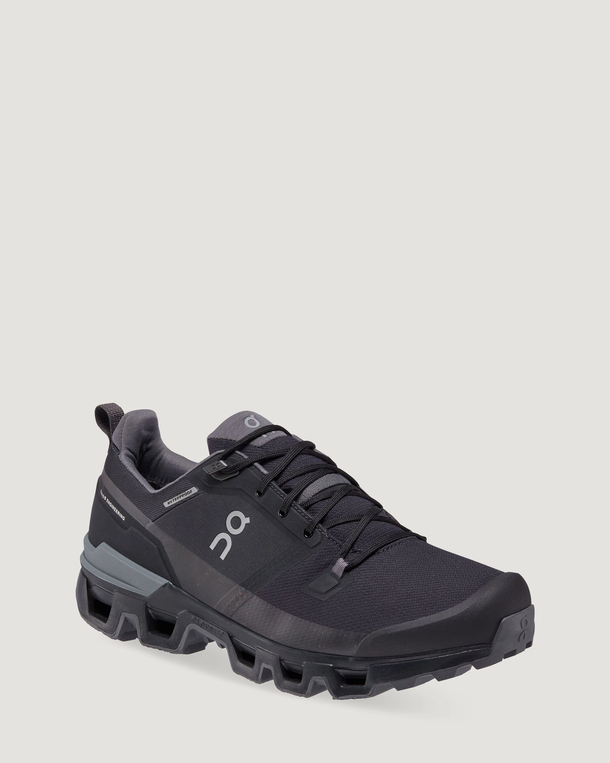 Hiking Shoes In India Men's On Cloudwander Waterproof Hiking Shoes - Black/Eclipse