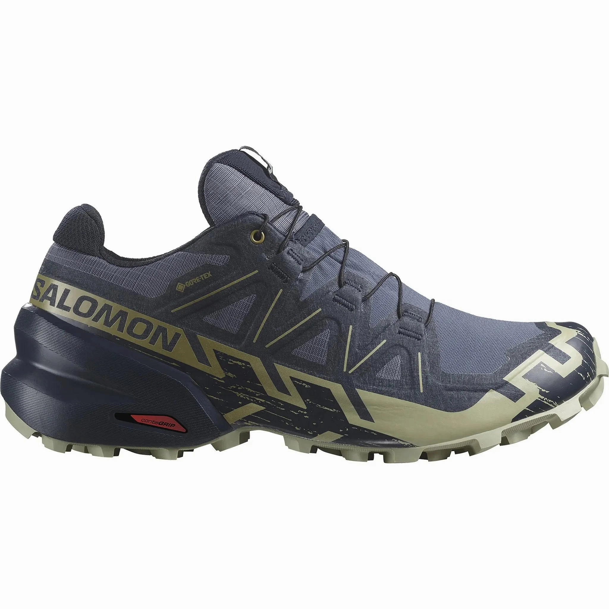Men's Salomon Speedcross 6 GTX Grisai/Carbon/ Tea Running Shoe Sales