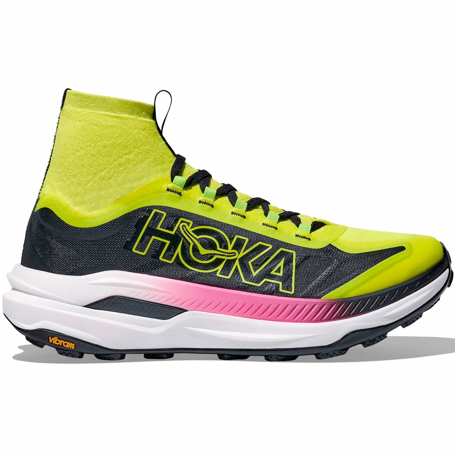 Men's Tecton X 3 Trail Running Shoes Neon Hoka Citrus / Black Austin Tx