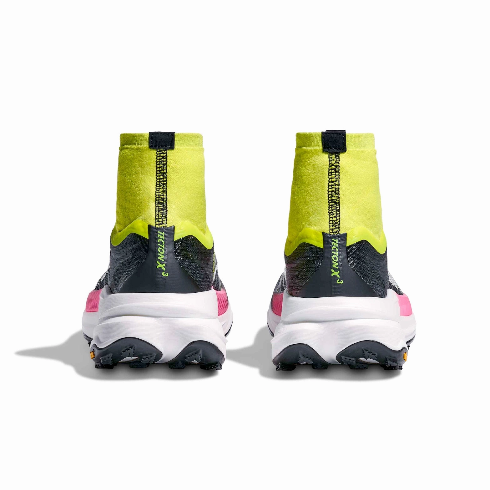 Men's Tecton X 3 Trail Running Shoes Neon Hoka Citrus / Black Challenger Atr 5