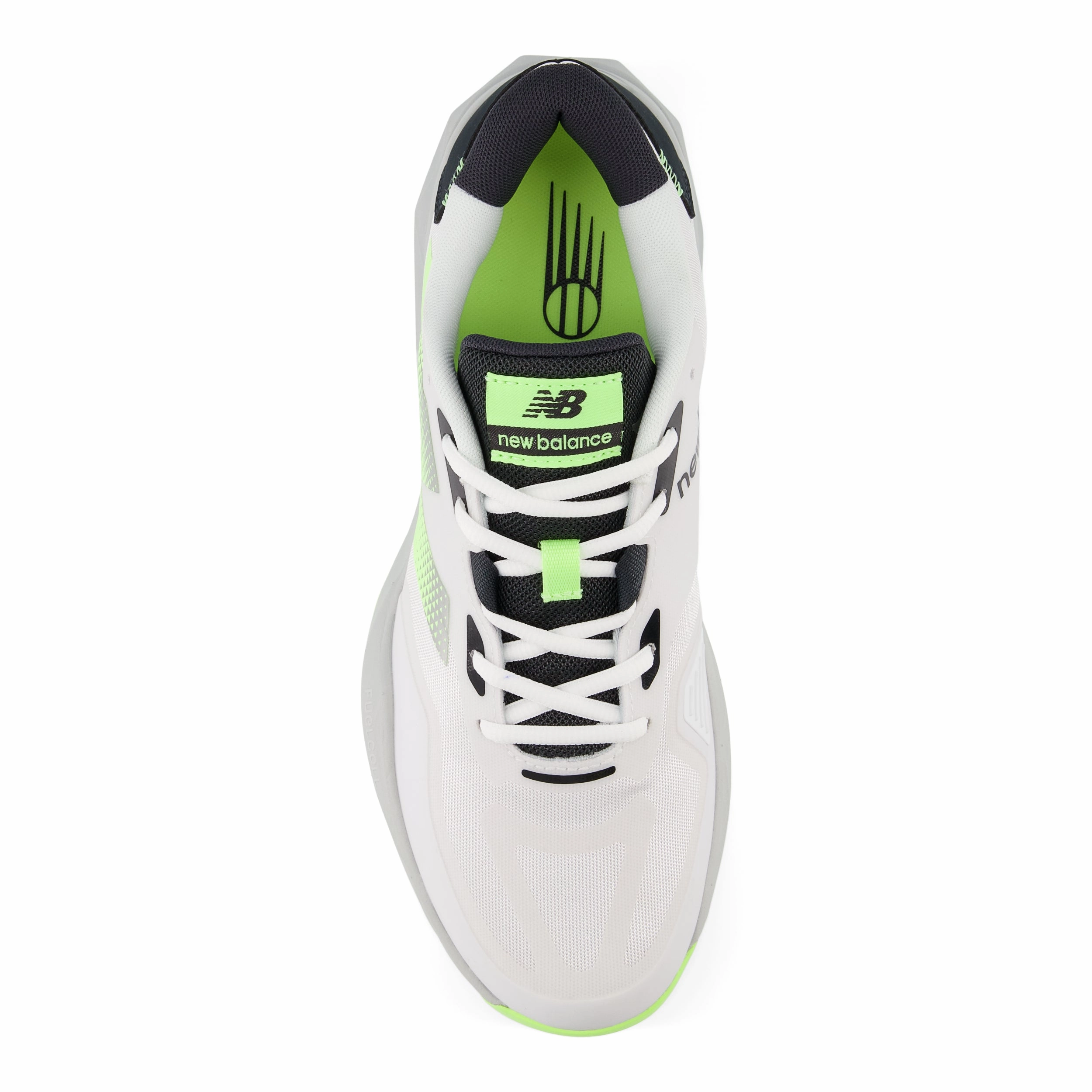 Mens FuelCell 796 v4 Pickleball (W- White/Bleached Lime Glo/Black) 1950s Tennis Shoes