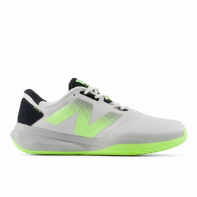 Mens FuelCell 796 v4 Pickleball (W- White/Bleached Lime Glo/Black) Oakley Tennis Shoes