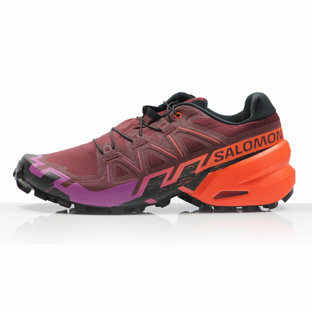 Salomon Speedcross 6 Women's Trail Shoe - Tawny Port/Nocturne/Red Orange Best Slip On Running Shoes