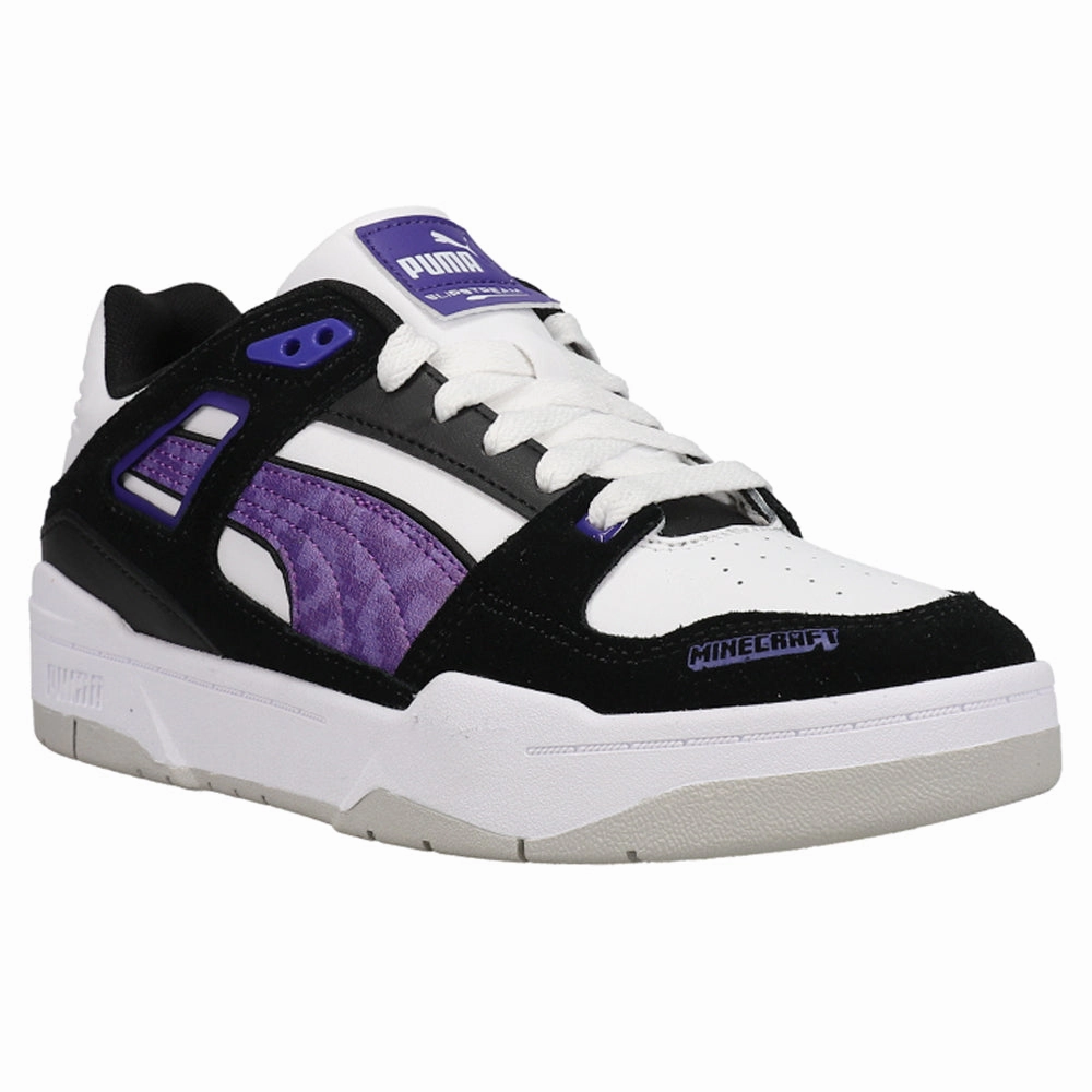 Minecraft x Slipstream Lace Up Sneakers (Big Kid) Best Throwback Basketball Shoes