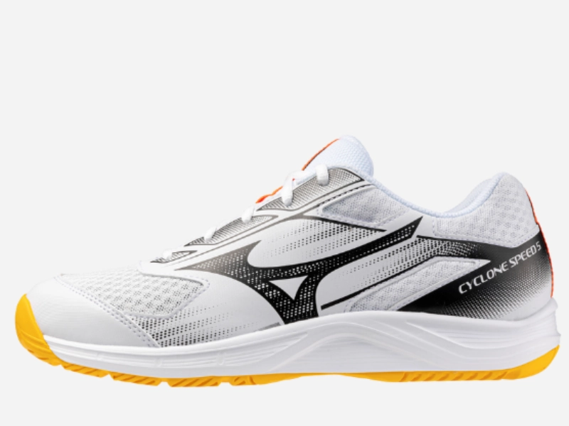 Best Cheap Badminton Shoes Mizuno Cyclone Speed 5 Indoor Court Shoe (White)