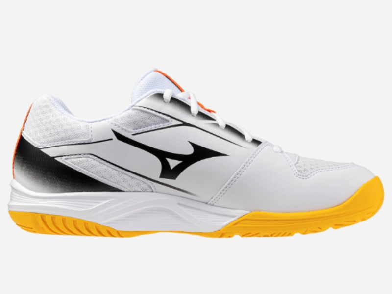 Mizuno Cyclone Speed 5 Indoor Court Shoe (White) Badminton Gum Sole Shoes