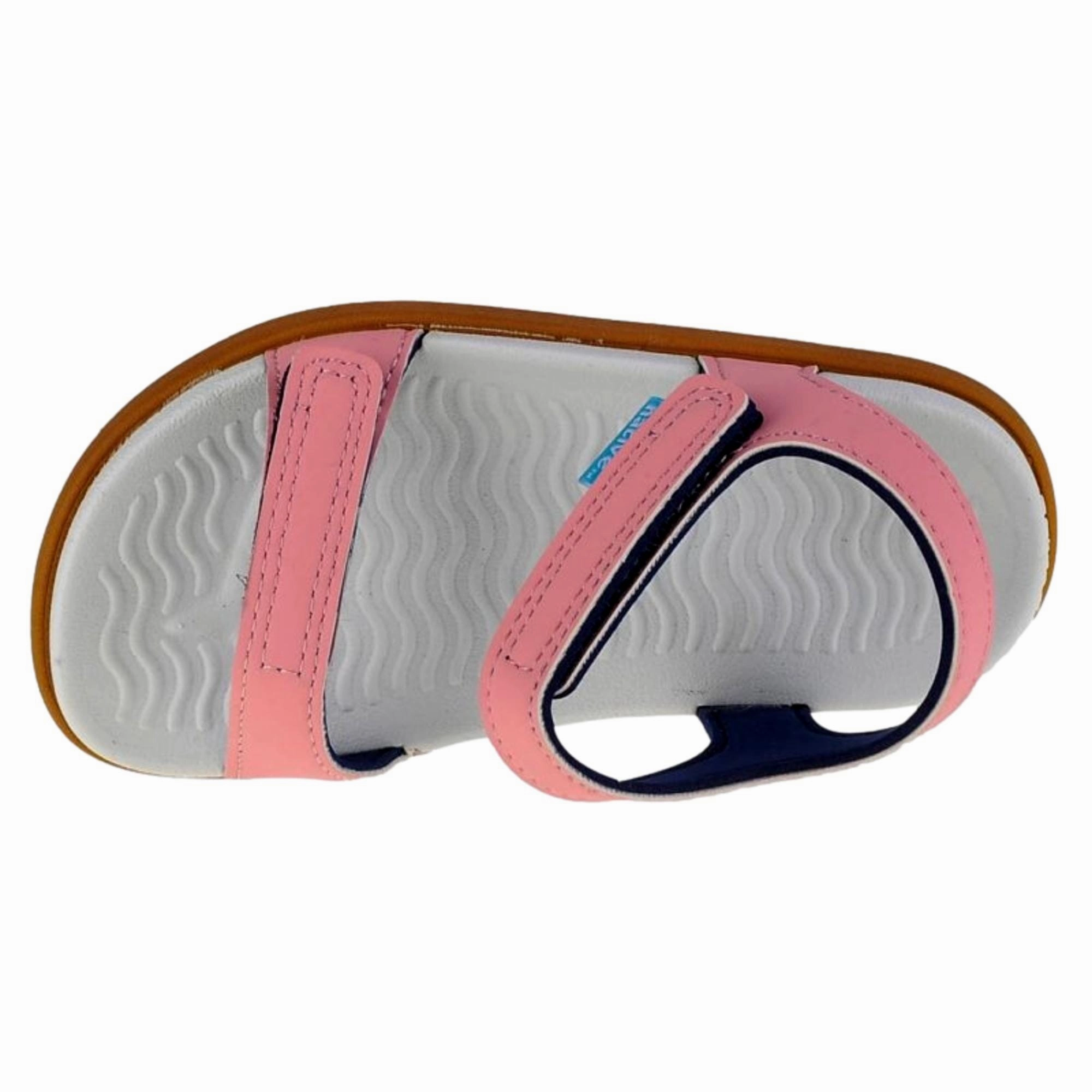 Native Shoes Kids Charley Princess Pink / Shell White / Toffee Brown  63109100-5959 Toddler Pgm Golf Shoes Waterproof