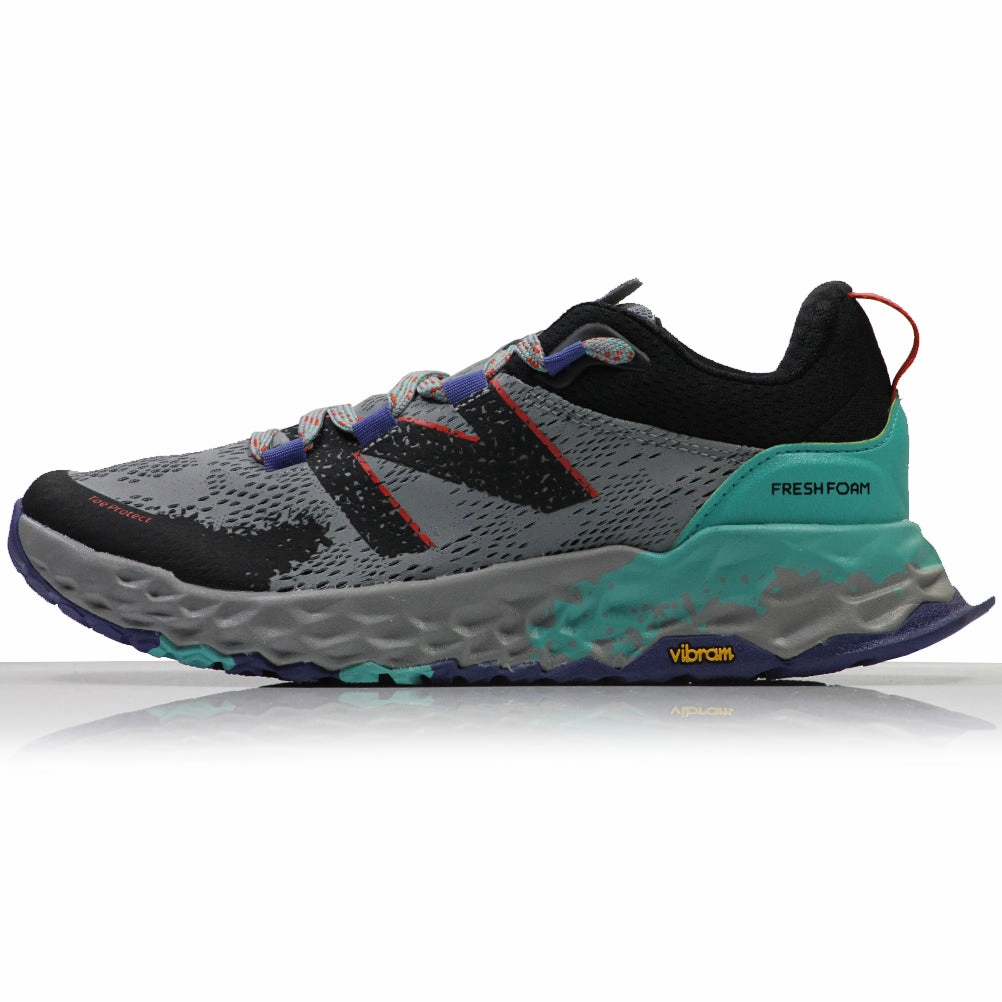High Cushion Running Shoes New Balance Fresh Foam Hierro v5 Women's Trail Shoe - Light Aluminium/Tidepool