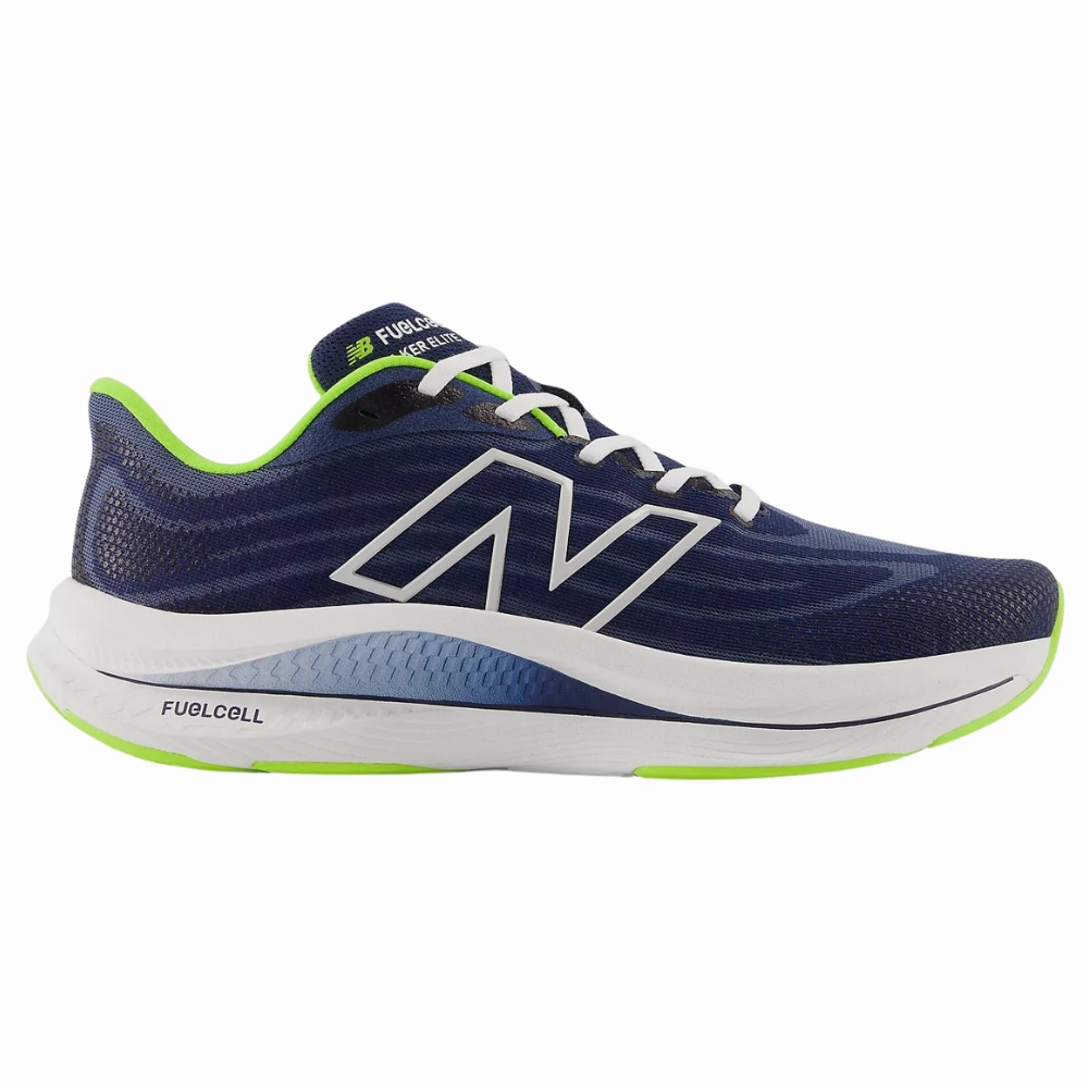 Wide Width Walking Shoes New Balance FuelCell Walker Elite Navy/Thirty Watt/White Shoe (Men's)