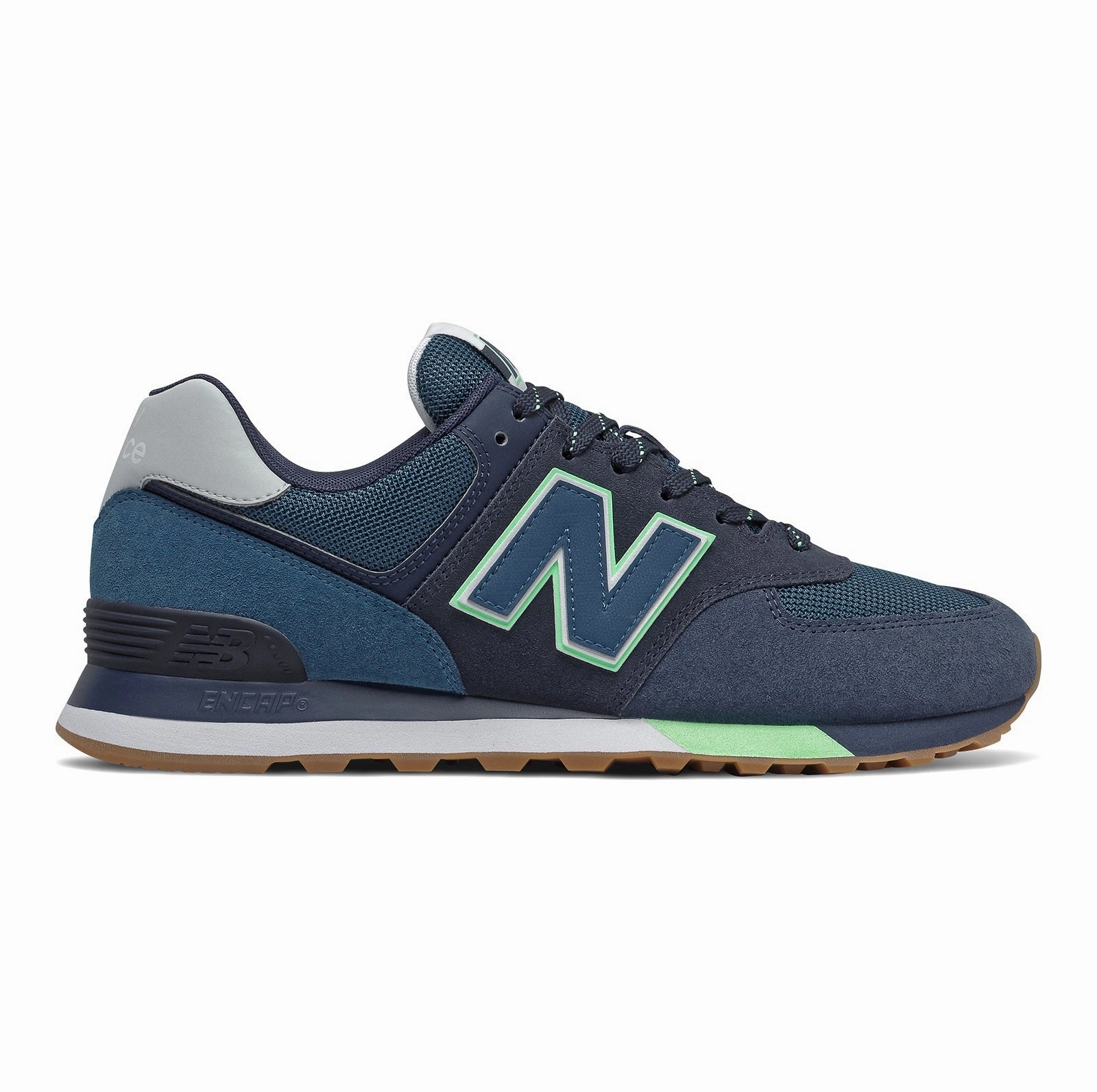 New Balance Men's 574 Shoes - Natural Indigo / Marblehead Non Slip New Balance Women's