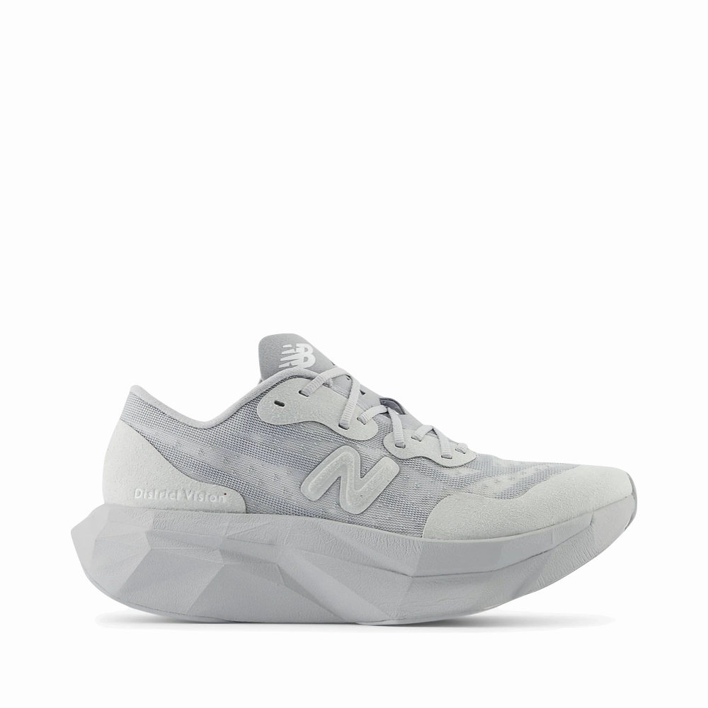 New Balance Navy Blue And White New Balance Men's District Vision x New Balance FuelCell SuperComp Elite v4 Sneaker in Aluminum Grey
