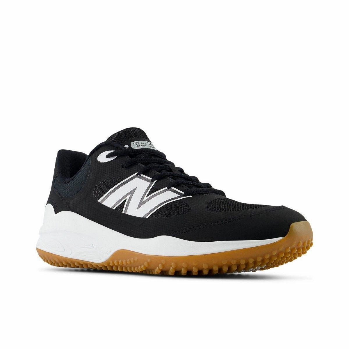 New Balance Famous Shoes New Balance Men's Fresh Foam 3000 v7 Turf Baseball Shoes - Black/Gum - T3000BK7