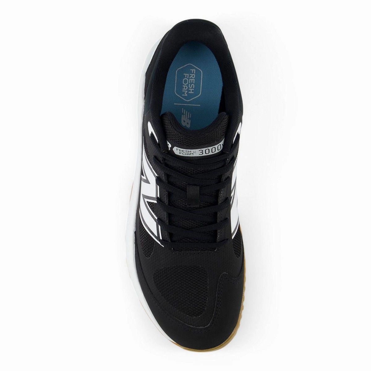 New Balance Vegan 574 New Balance Men's Fresh Foam 3000 v7 Turf Baseball Shoes - Black/Gum - T3000BK7