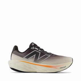 New Balance 720 New Balance Men's Fresh Foam X 1080v14 Sneaker in Black Cement with Angora and Hot Mango