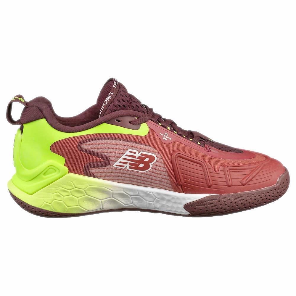 New Balance Women's Fresh Foam X CT-Rally - Brick Red/Thirty Watt NULL  Black Leather Tennis Shoes
