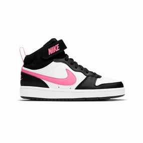 Nike - Kids' (Junior) Court Borough Mid Top 2 Shoes (CD7782 005) Couple Matching Nike Shoes
