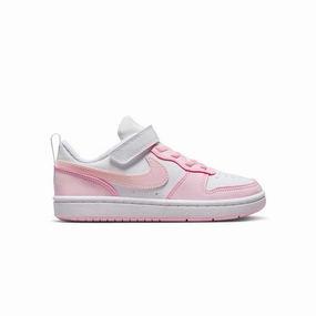 Nike - Kids' (Preschool) Court Borough Low Recraft Shoes (DV5457 105) Mini Nike Shoes