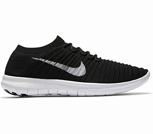 Nike Free Running Motion Flyknit Shoes Black/WhiteVoltDark Grey 7.5 BM Us Weight Trainer Shoes