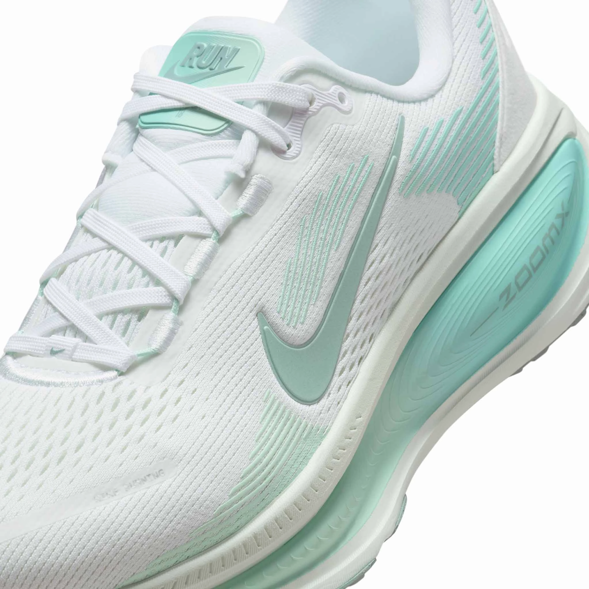 Nike | Women's Vomero 18 Road Running Shoes - White/Cannon-Bleached Turq-Mint Foam Nike Golf Vapor Shoes
