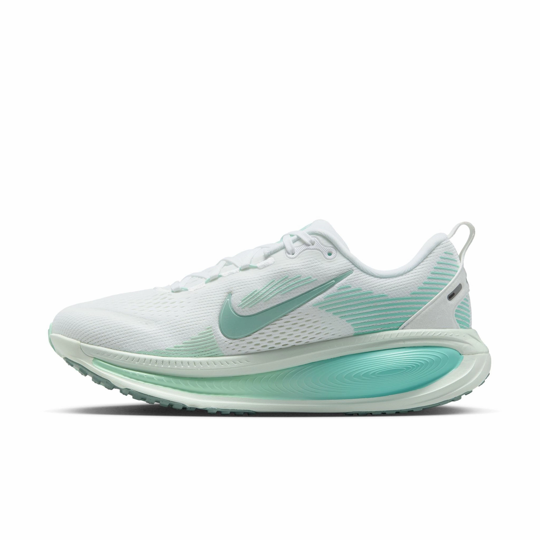 Nike | Women's Vomero 18 Road Running Shoes - White/Cannon-Bleached Turq-Mint Foam Nike Platform Shoes