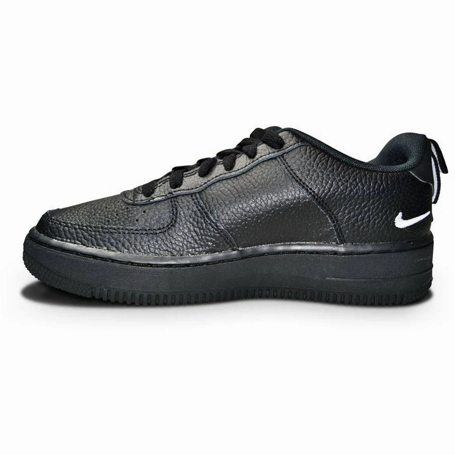 Kd Nike Shoes Nike Kid's Air Force 1 LV8 Utility Shoes - Black / White